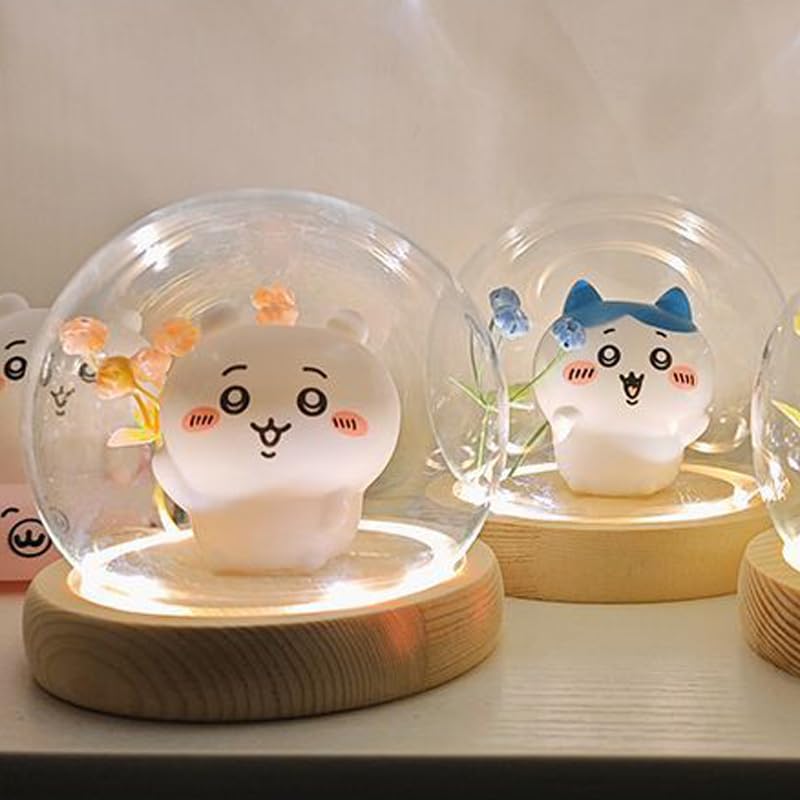 Amazon.co.jp: [SDCADQ] ちいかわ うさぎ ハチワレ ナイトライト 水晶